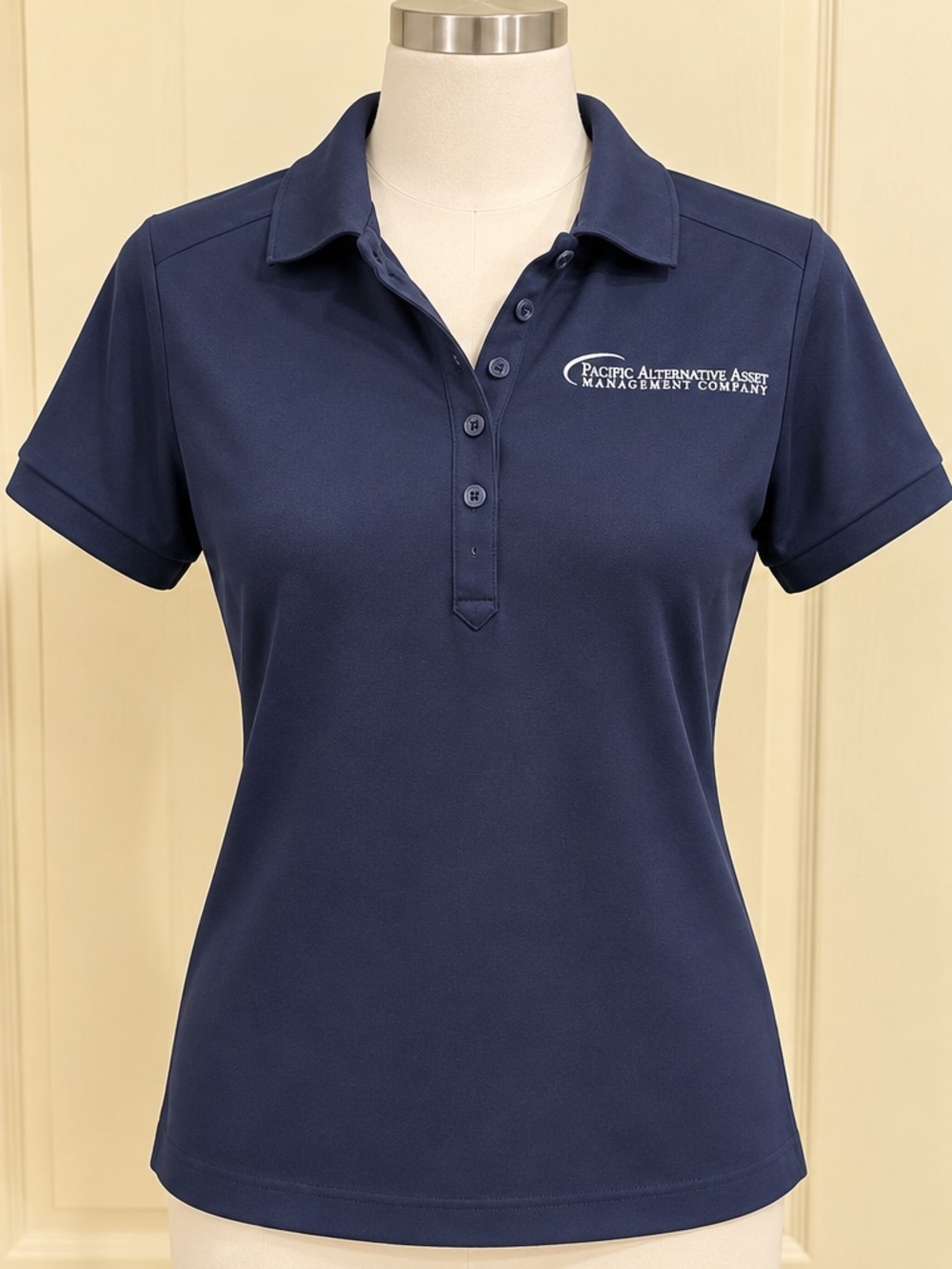 Pacific Alternative Asset Company (PAAMCO) Women's Finance Blue Polo Shirt